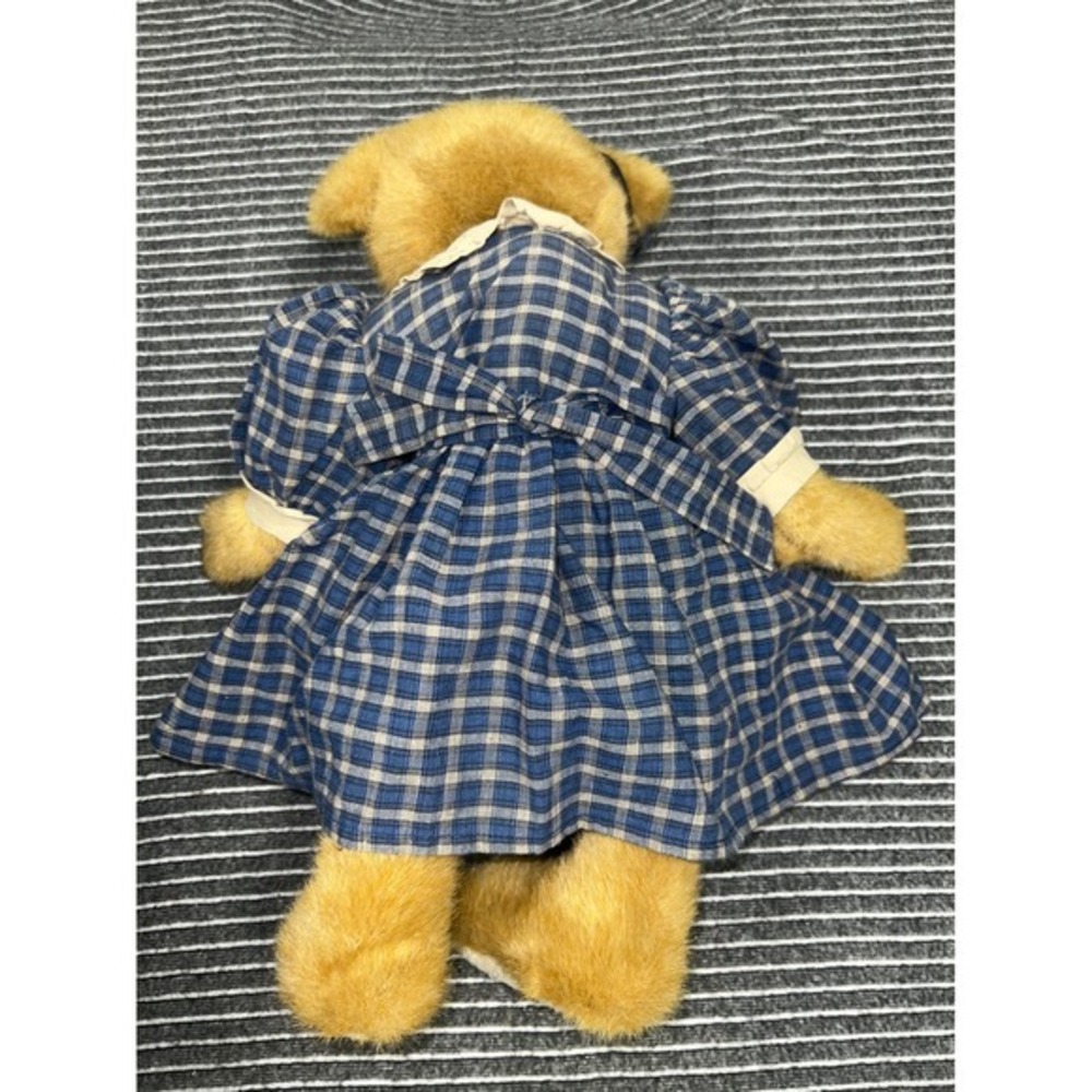 Boyds Bears & Friends Courtney Archive Collection Plaid Dress Plush Teddy Bear - Picture 4 of 5